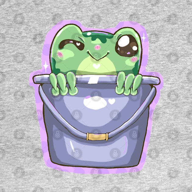 Froggy in a bucket (pocket design) by SirKryptic